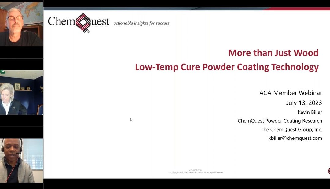 WEBINAR: More than Just Wood – Low-Temp Cure Powder Coating Technology