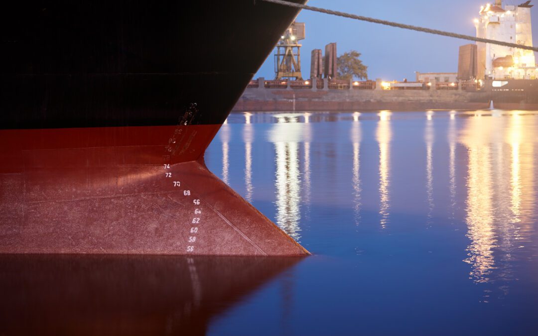 ship hull that could benefit from marine coatings