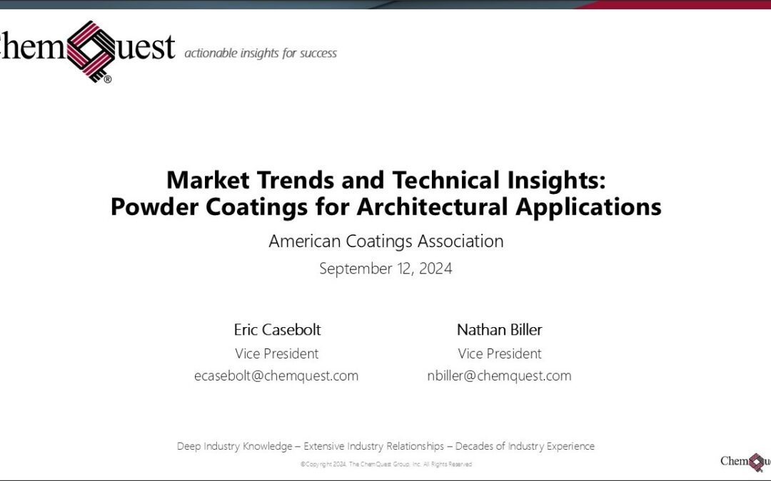 WEBINAR: Powder Coatings for Architectural Applications