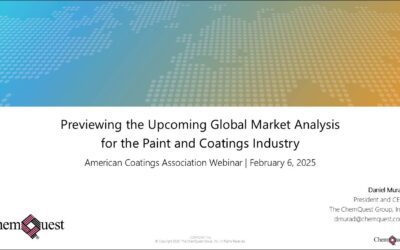 WEBINAR: Previewing the Upcoming Global Market Analysis for the Paint and Coatings Industry