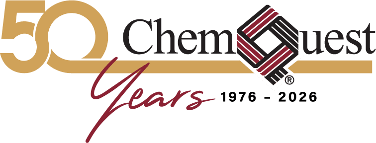 ChemQuest 50th Gold Logo
